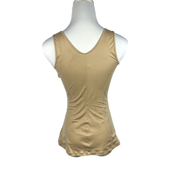 Maidenform Control Shapewear Wear‎ Your Own Bra Open Bust Torsette 1866 Beige XL - Picture 3 of 13